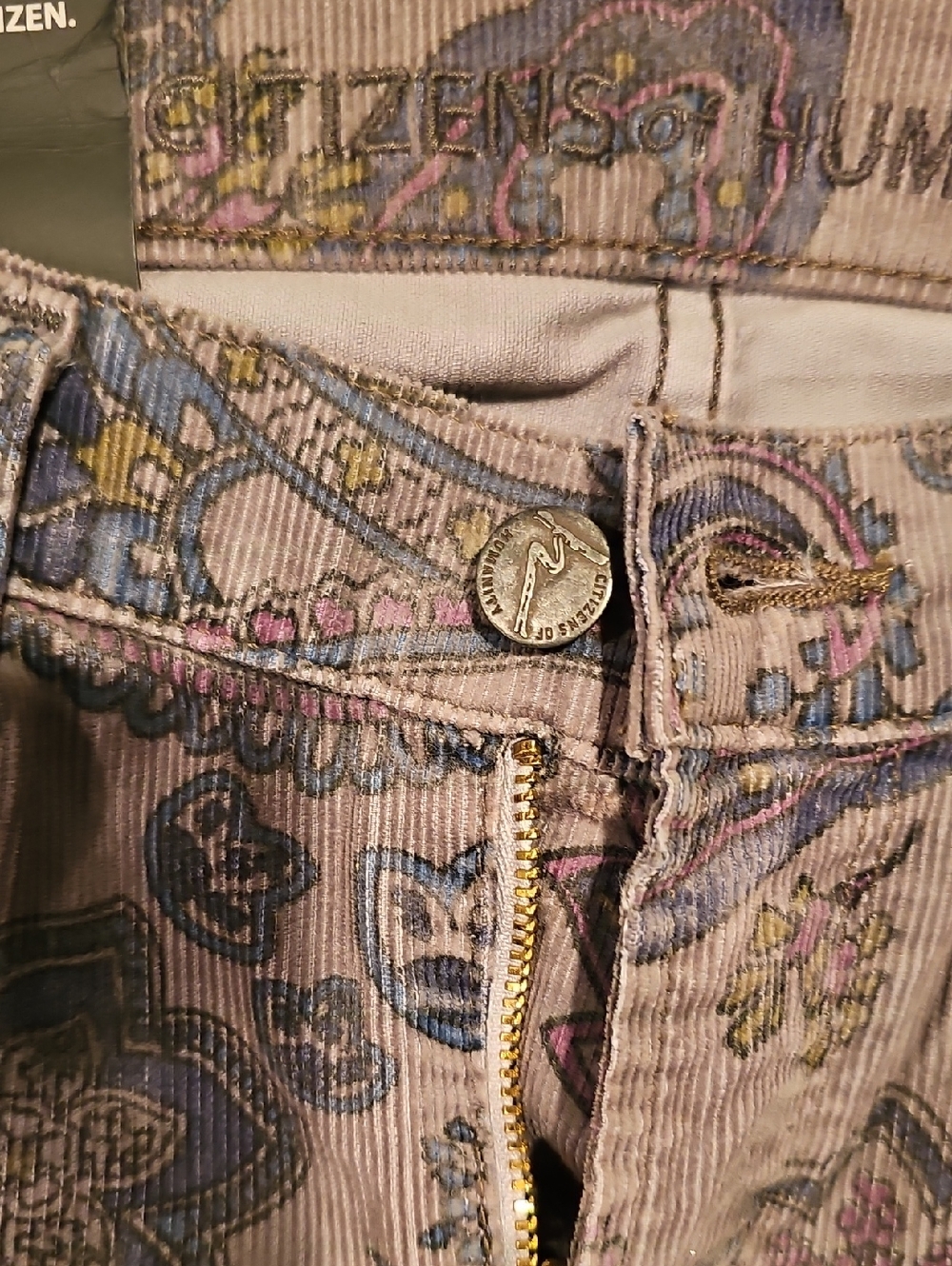 NEW Citizens Of Humanity Paisley Skinny Jeans - Lavender Gray..size 26 - Picture 6 of 7